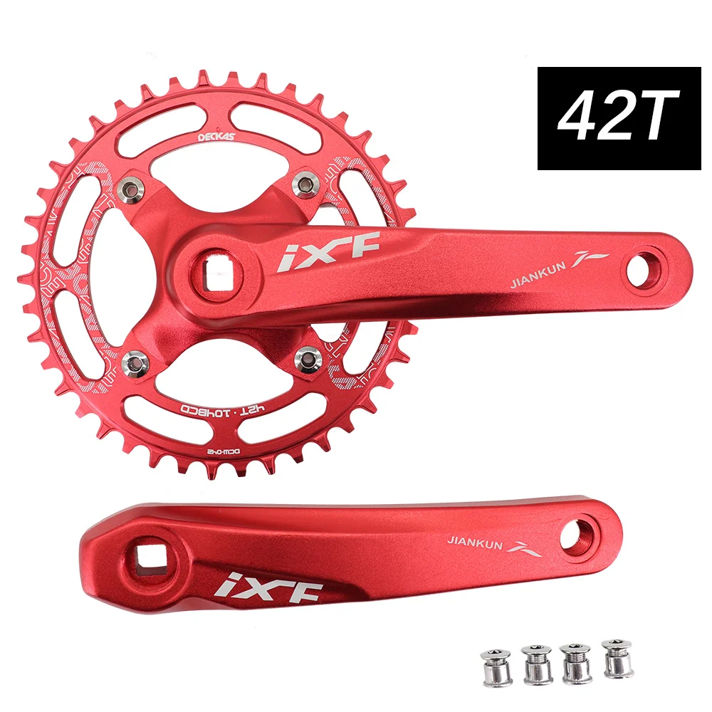 IXF MTB Кривошип квадратный велосипед 104bcd Deckas звезда 170 мм 175 hollowtech 30t 32 34 36 38 горный