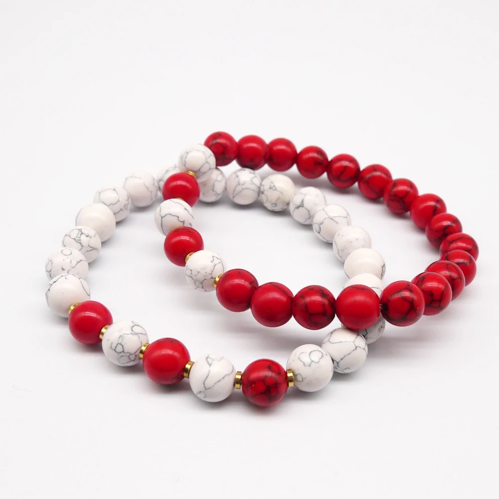 Itaqiu Новинка красный и белый цвет ручная работа искусственный амулет для
