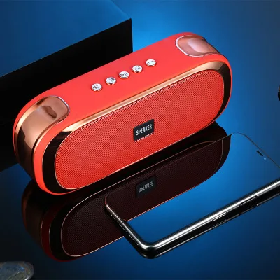 

New wireless bluetooth speaker dual speaker bass outdoor FM radio TF card bluetooth speaker