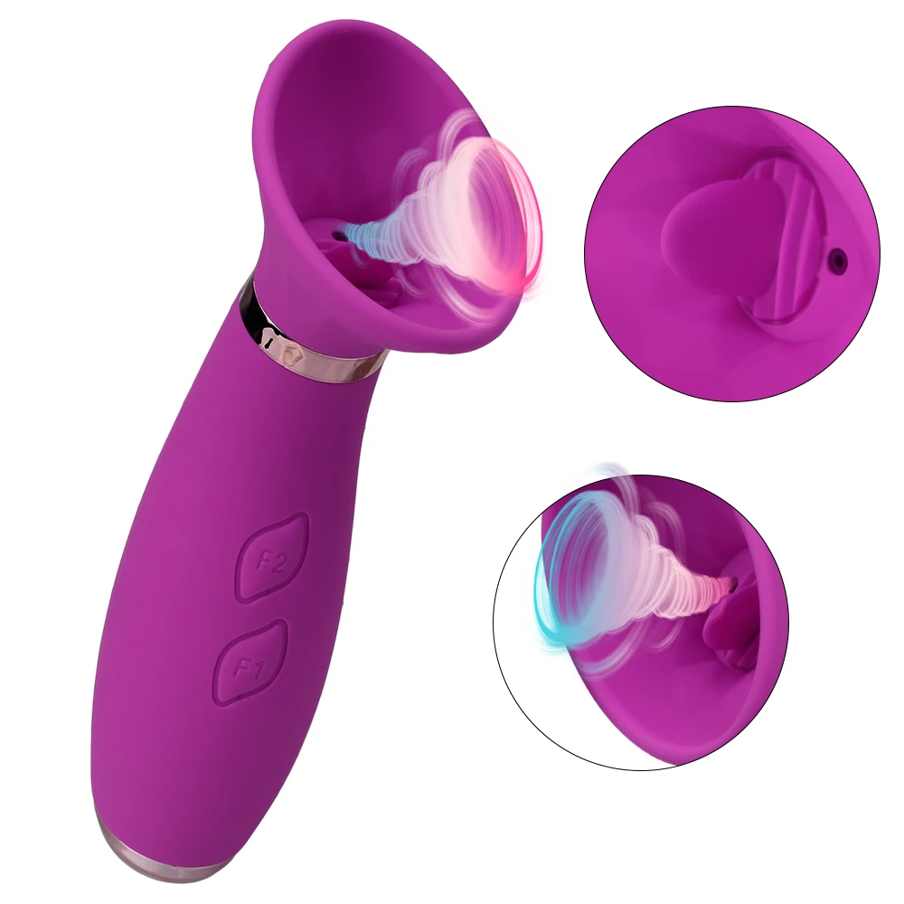 

Sex Toys Silicone Clitoris Stimulator Vagina Nipple Sucking Vibrator Tongue Licking Vibrating Sex Shop Female Masturbators