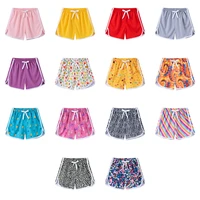 girls shorts kids shorts candy color girls children summer beach loose shorts casual pants cotton linen comfortable 2 7yrs hot