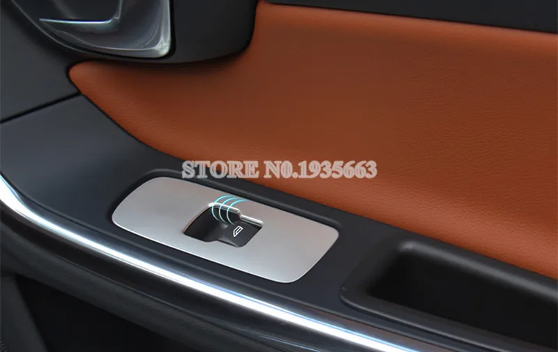 4 шт. накладки на дверь и окно автомобиля для VOLVO XC60 2009 2016|cover covers|cover for carcover switch |