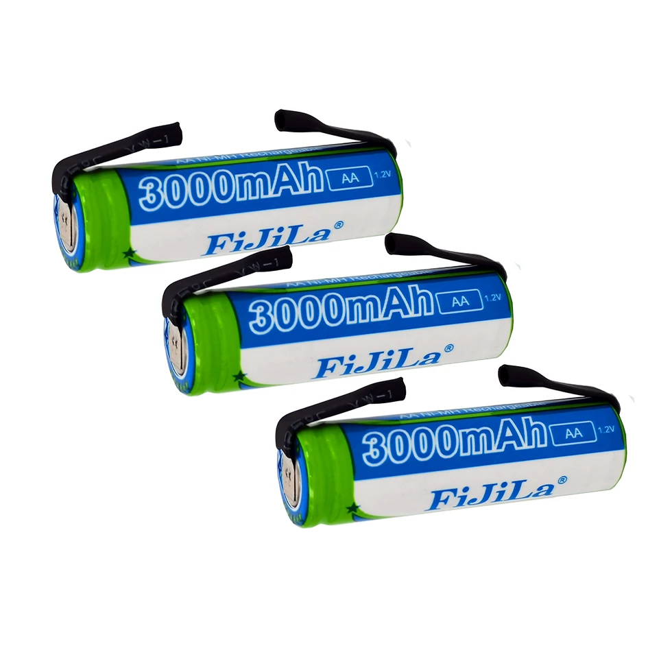 4-20 PCS New AA Rechargeable Battery 1.2 V 3000mAh NiMH 14430 with Solder Pins for DIY Electric Razor Toothbrush Toys | Электроника