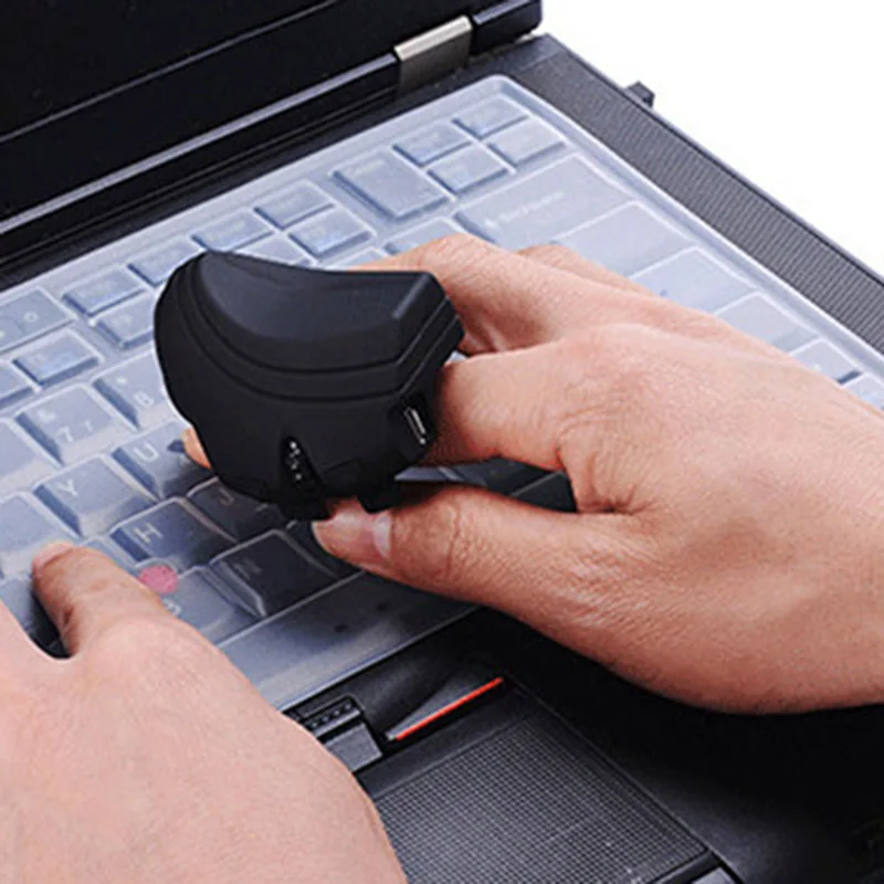 GM306 Mini Wireless Finger Ring Mouse Rechargeable USB Flexible Mice 2.4Ghz Optical Pocket for PC Laptop Computer | Компьютеры и офис