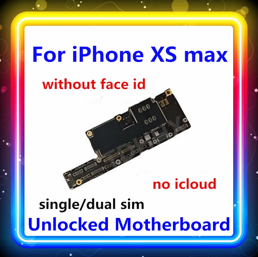 Для iPhone X материнская плата с/withtout Face ID Заводская разблокировка оригинальная X материнская плата IOS полный чип с задней камерой заменена
