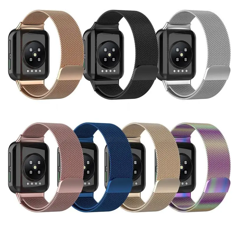 Magnetic Loop Strap For Oppo Watch 1 41mm 46mm SmartWatch Band Oppo Watch 2 42mm Replacement WristBand Bracelet Belt Correa
