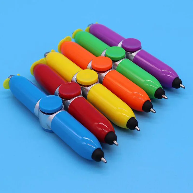 

Mini LED Swivel Touch Multifunctional Creative Fingertip Cool Ballpoint Pen, 1 piece bar