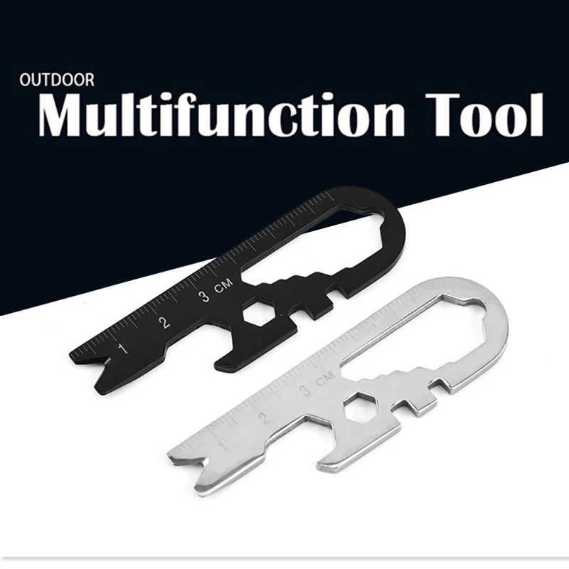 Многофункциональный гаечный ключ портативный брелок из нержавеющей стали