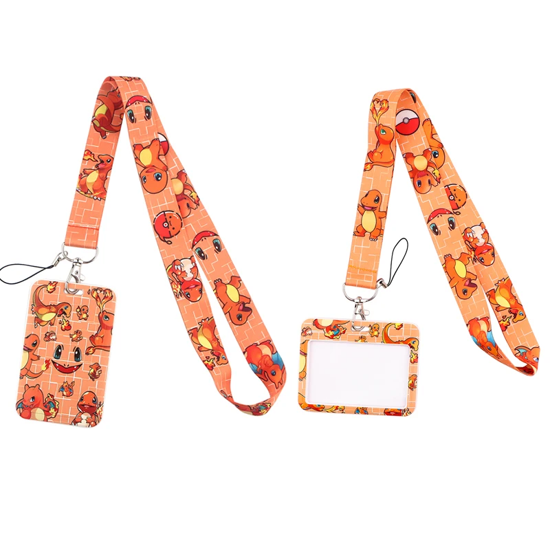 

J3224 Japanese Anime Dragon Lanyard For Keys Keychain ID Card Cover Pass Mobile Phone Badge Holder Key Ring Accessories