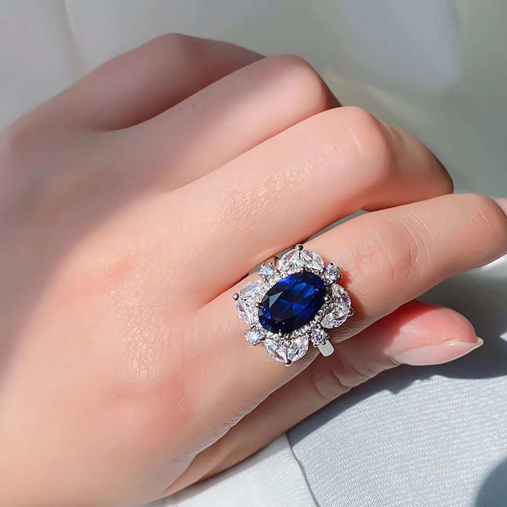 100% Soild 925 стерлингового серебра женские свадебная вечеринка комплект ювелирных