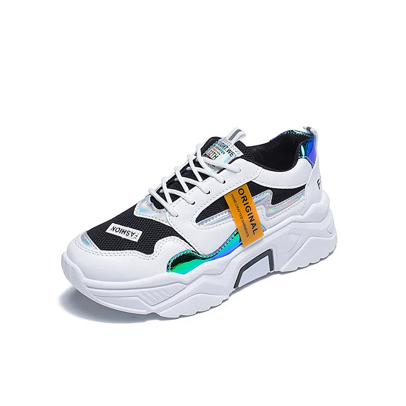 

2021 Spring New Style Women Shoes Students Daddy Shoes Sports Shoes Breathable Color Matching Women' Sneakers Summer Sneakers