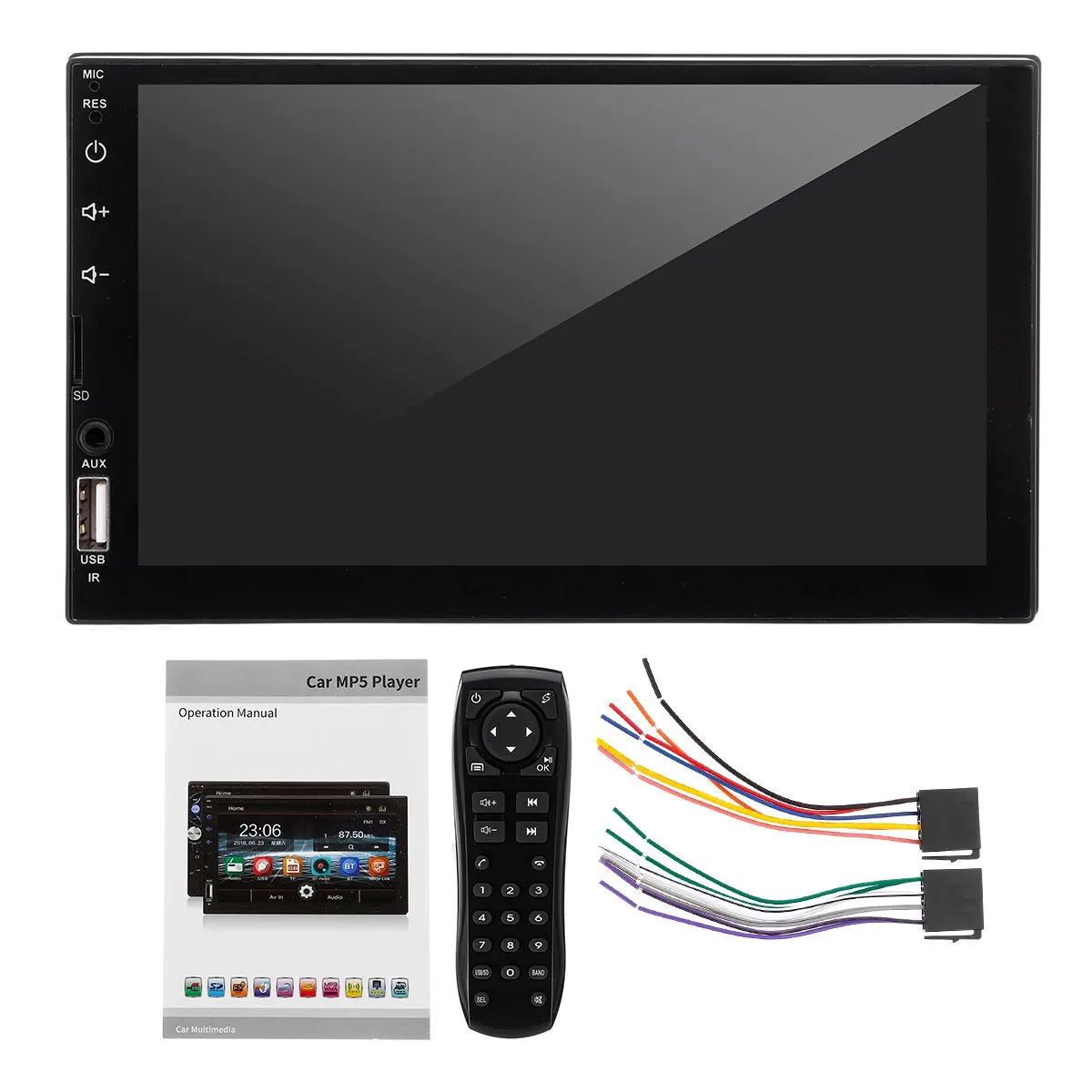 Универсальный Автомобильный мультимедийный плеер стерео магнитола 2 din с 7