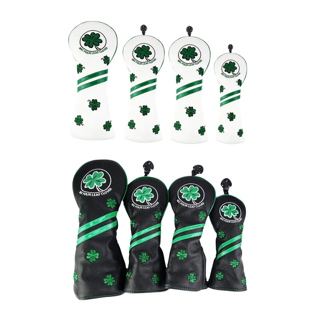 

4pcs Waterproof Golf Club Head Cover Hybrid UT Wood Driver Headcover