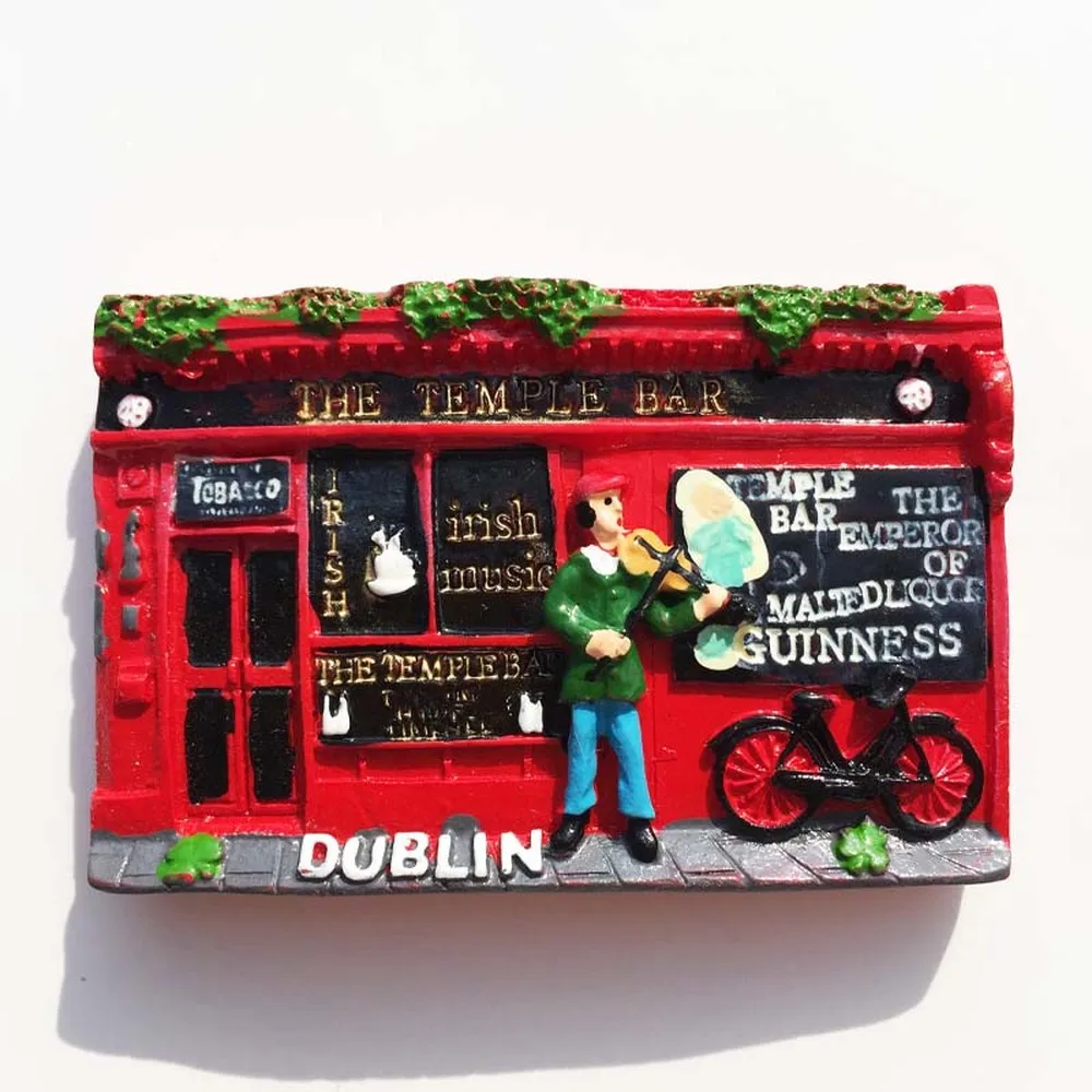 BABELEMI 1 шт. Дублина Ирландия магнит на холодильник уличная сцена наклейки ручная