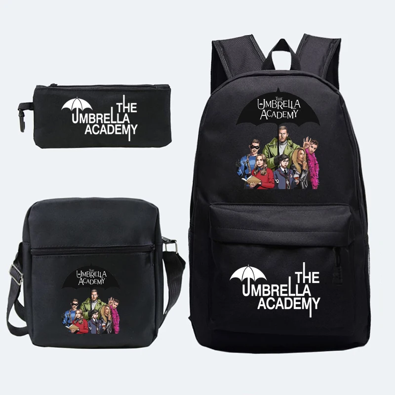 Рюкзак с принтом зонтика для девочек и мальчиков школьный ранец учеников