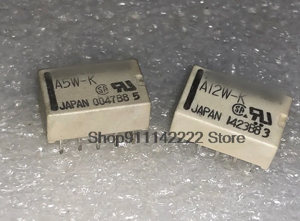 Новинка 5 шт./лот реле A5W-K в A12W-K AI2W-K 12 В A-5W-K A-12W-K A5W-K-5V 10 контактов | Электронные