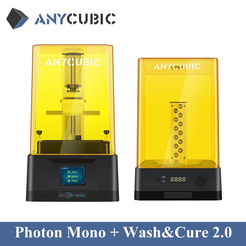 Anycubic 3D принтер Photon Mono высокоскоростной полимер 8X анти aliasing 6 'ƈK монохромный ЖК