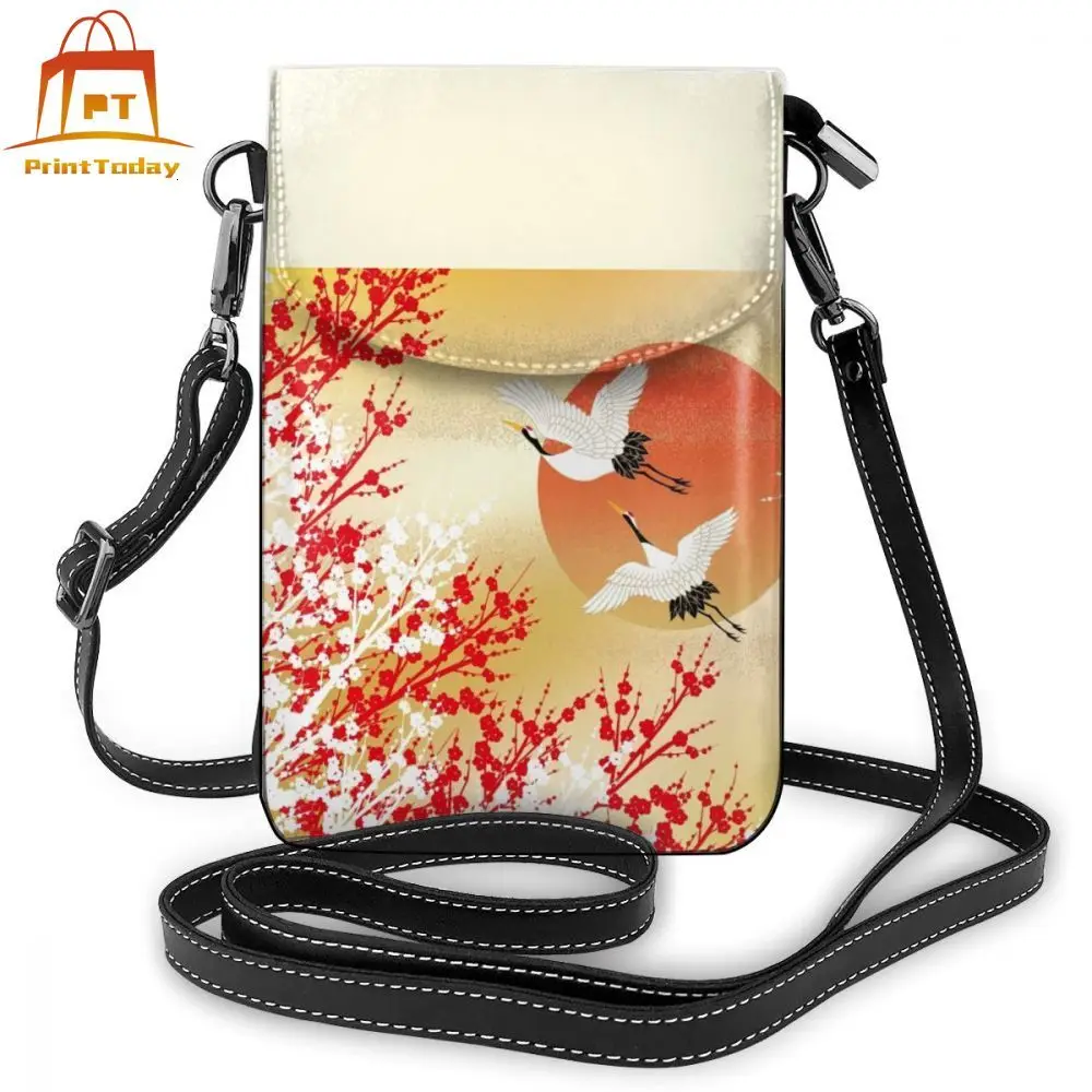 Sakura сумка через плечо кожаная Маленькие женские сумки многофункциональная