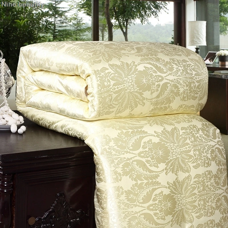 買取 シルク掛け布団100%,長くて滑らかな手作り,シルクの掛け布団,4色で利用可能,秋と冬に最適