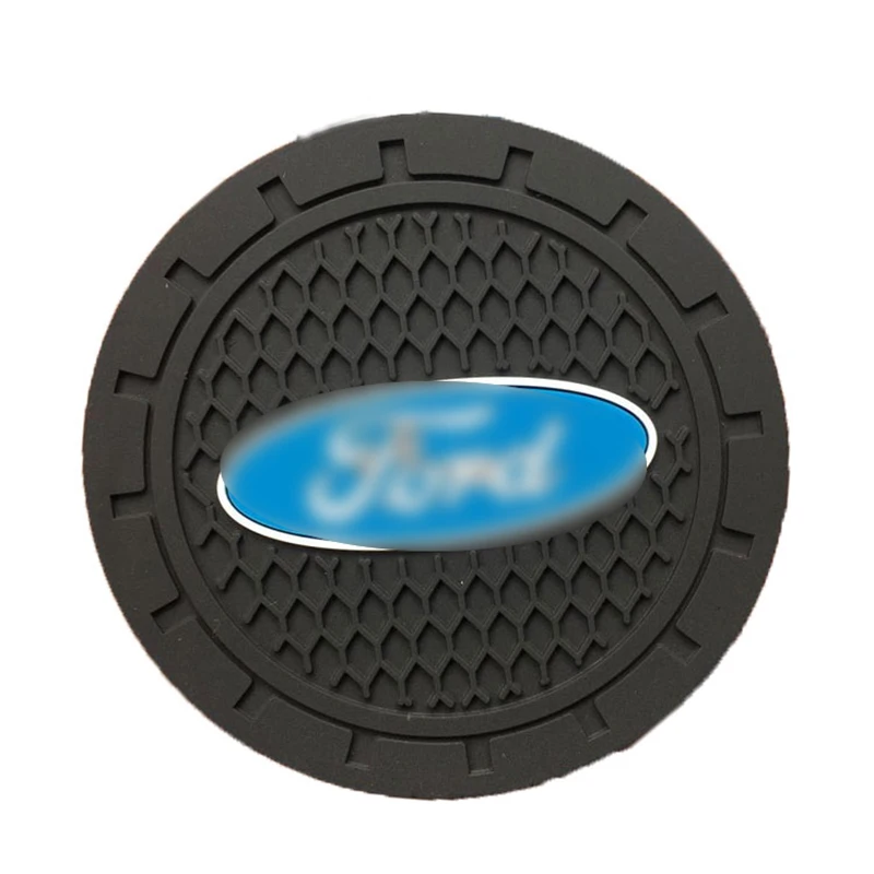 2pc For Ford mk2 mk3 mk4 mk5 mk7 fiesta focus FOCUS 2 3 4 5 Silicone Car non-slip coaster Mat Water pad accessories | Автомобили и
