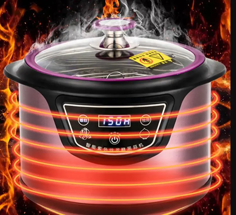 6L 90W автоматический черный чеснок ферментер бытовой DIY зимолиз заварочный чайник 220V машина для брожения Черного Чеснока энергосберегающие лампы