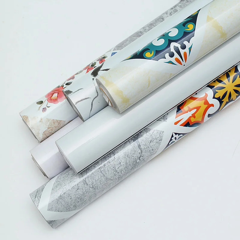 

300x60cm High Temperature Resistance Kitchen Oil Proof Self-Adhesive Wallpaper For Home Wall Decoration Supplies