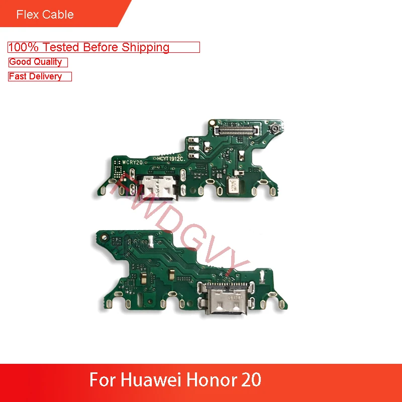 

Replacement For Huawei Honor 20 USB Charger Dock Connect Charging Flex Cable Repair Spare Parts Test QC