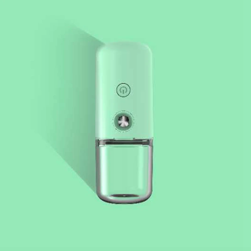 

Portable Nano Water Replenishing Humidifier USB Charging Handheld Spray Humidifier Suitable for Office Travel Green