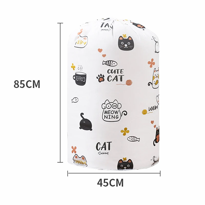 

Folding Cartoon Clothes Blanket Sorting Basket High Capacity Drawstring Bags Storage Children's Toys Sundries Quilt Organizer