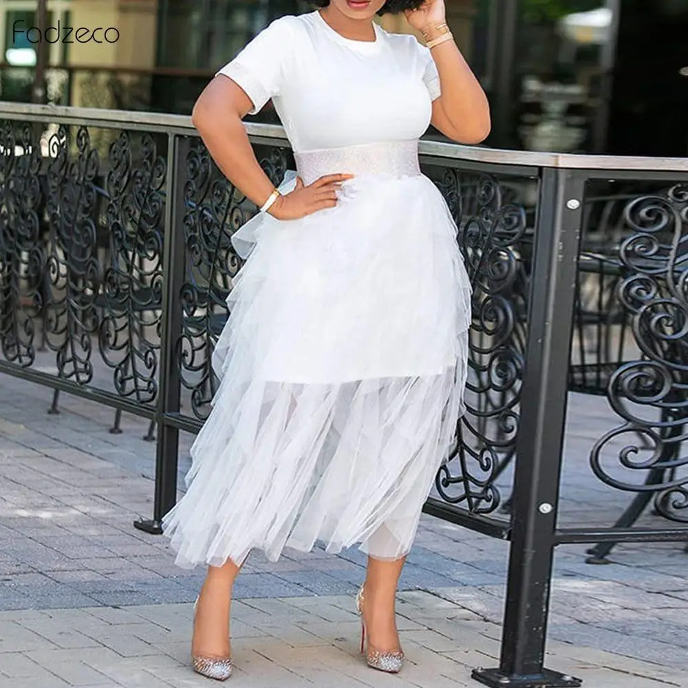 Элегантные африканские юбки Fadzeco костюмы Африканский женский комбинезон белое