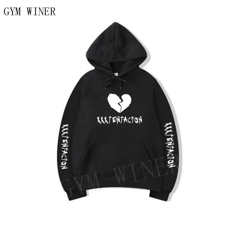 

2019 XXXTentacion Hoodies Mannen/Vrouwen Casual Pullover Streetwear Sweatshirt Sudadera Hombre Harajuku Mannelijke Kap Crewneck