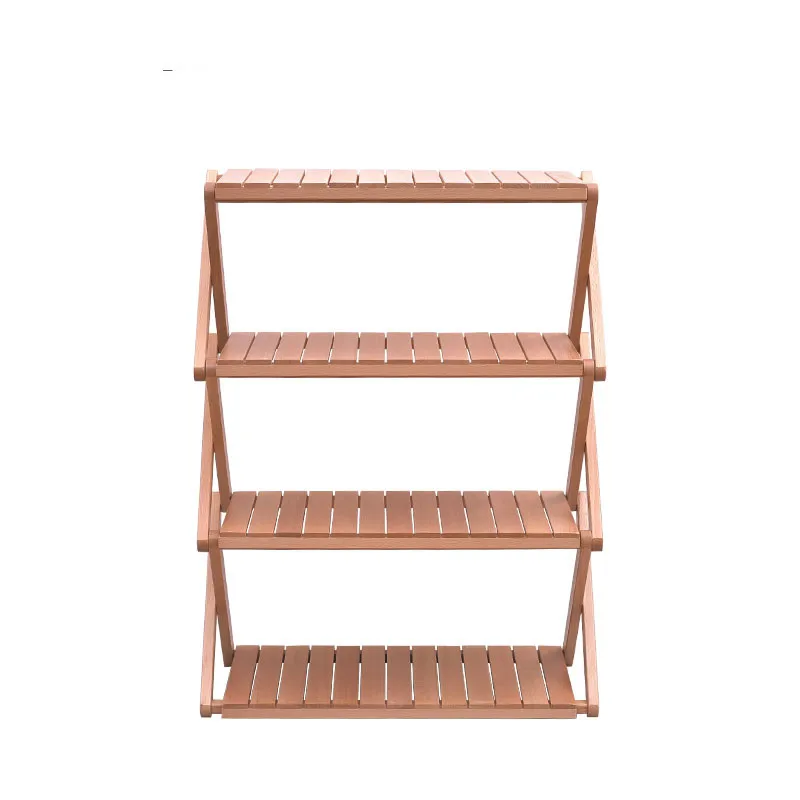 

Оборудование для кемпинга на открытом воздухе, многоярусный стеллаж для хранения, простой складной стол для пикника, портативный стол для хранения из массива дерева, для активного отдыха