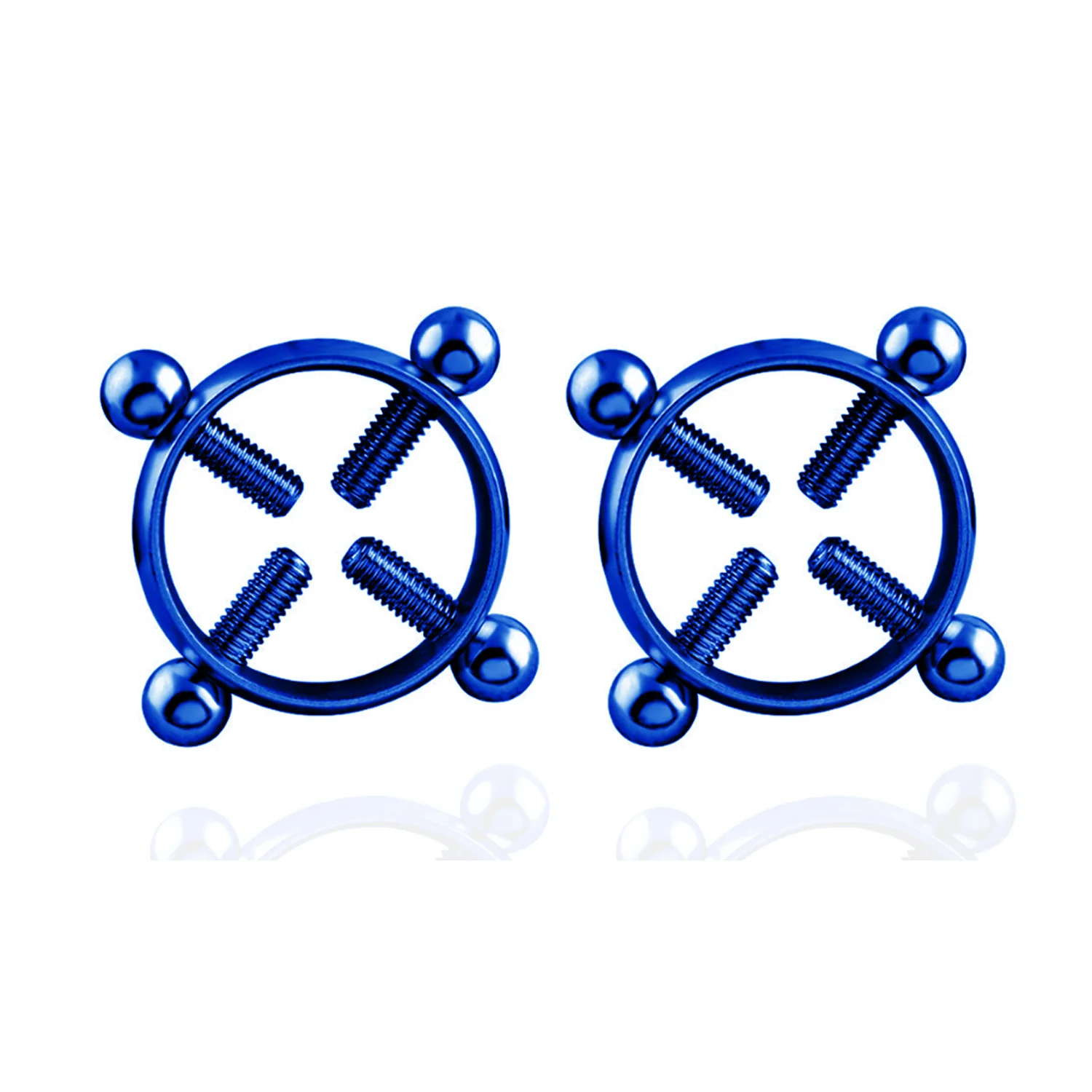 

Blue Star Stainless Steel Breast Nail Gold Nipple Piercing Ring Pircing Nipple Sexy Pircing Jewelry