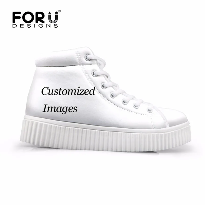 FORUDESIGNS/Женская обувь на плоской подошве увеличивающая рост с высоким берцем в