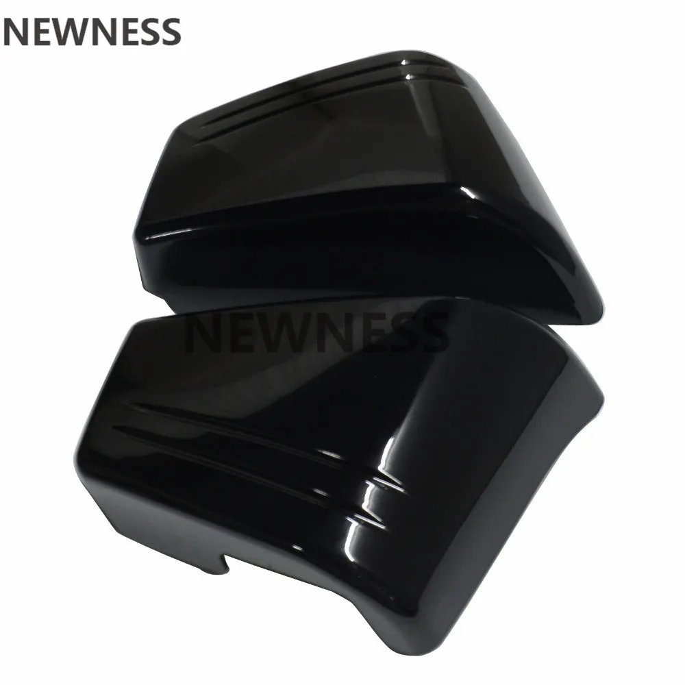 Мотоциклетная черная/хромированная обтекательная батарея боковая крышка для Honda