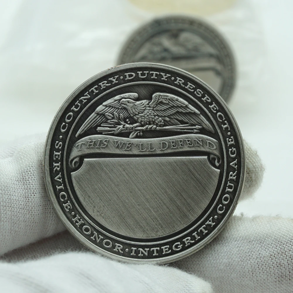 USA Military Tropic Lightning 25nd Infantry Division Challenge Souvenir Antique Silver Coin United States Army Collectible Gifts | Дом и сад