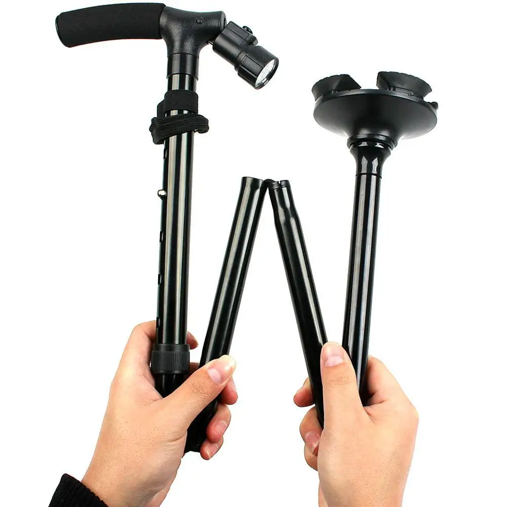 НОВАЯ безопасная палка для пожилых людей телескопическая трость табурет с