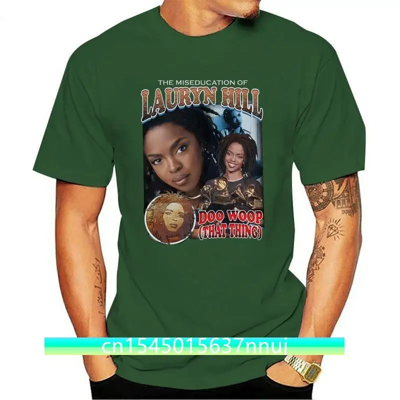

Lauryn Hill T shirt The Miseducation Of Lauryn Hill Hip Hop Print Short Sleeve Men Top Novelty T Shirts Men'S Brand Clothing