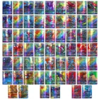 100 шт.компл. карты Pokemon, боевые игры, хобби, коллекционные предметы, коллекционная игра аниме-открытки для детей #3