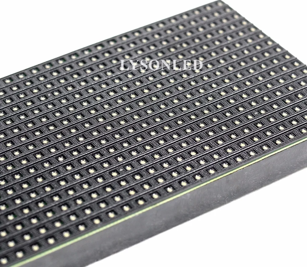 50 шт./лот P4.75 внутренний SMD красный цвет 64x16 пикселей светодиодный матричный