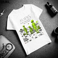 uukl women clothes 2020 summer fashion white t shirt harajuku aesthetic aliens don t believe in you either tshirt female t shirt