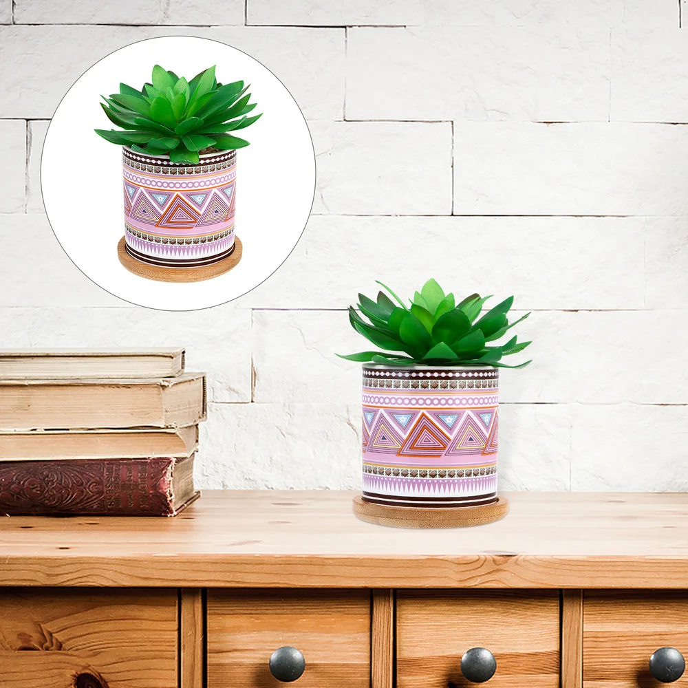 

Decorative Garden Bonsai Potted Plants Pot Home Succulent Potted Ornament