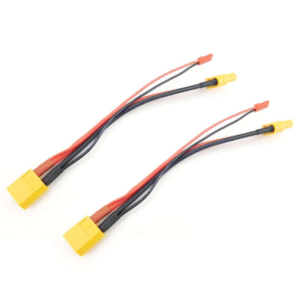 

1pcs XT60 Male Convert to XT60 Female & JST Female Conversion Charger Cable Dropship