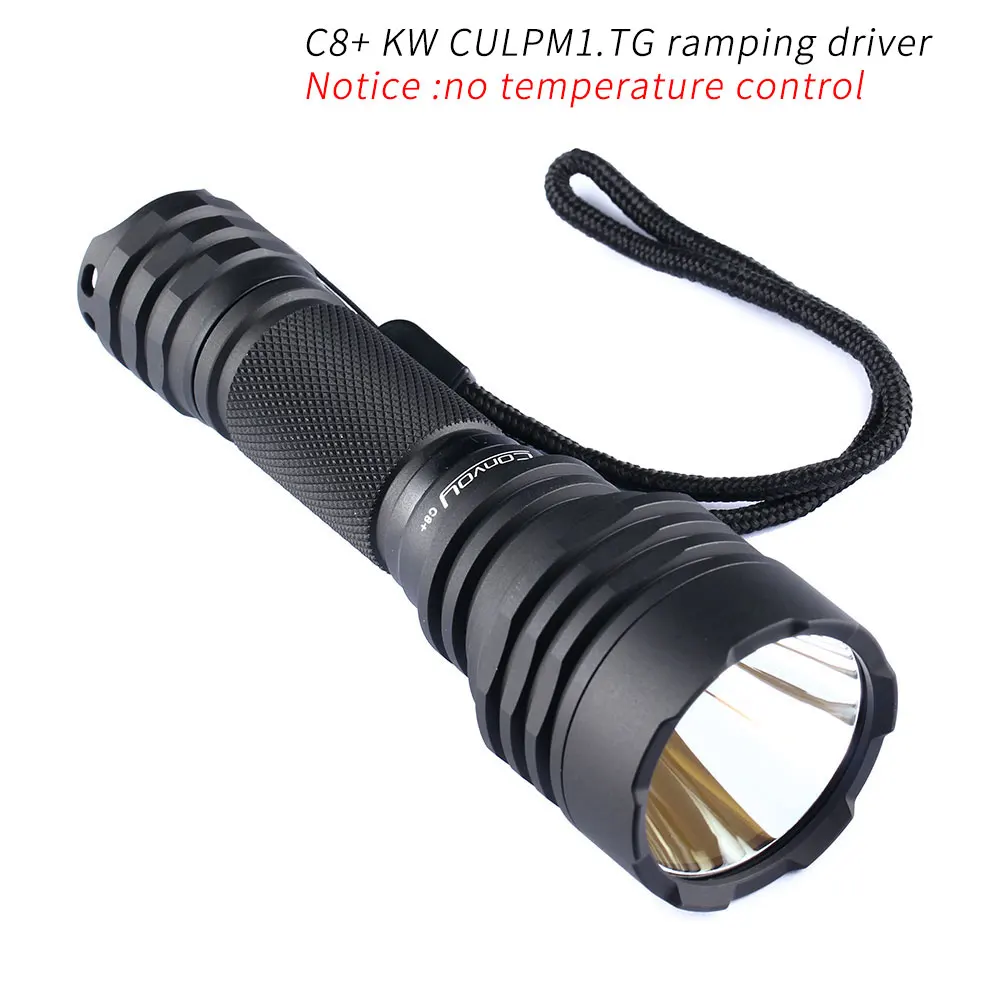 Фонарик Convoy C8 + KW CULPM1.TG без контроля температуры 18650|Фонарики и осветительные