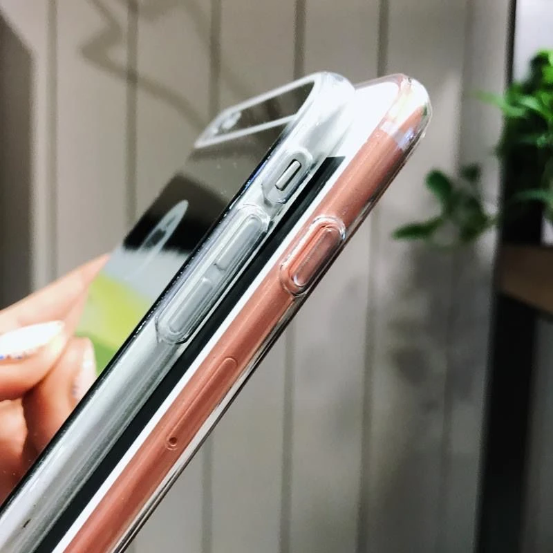 Роскошные зеркальные Чехлы цвета розового золота для iPhone 12 PRO чехол телефона 6s 6 7 8
