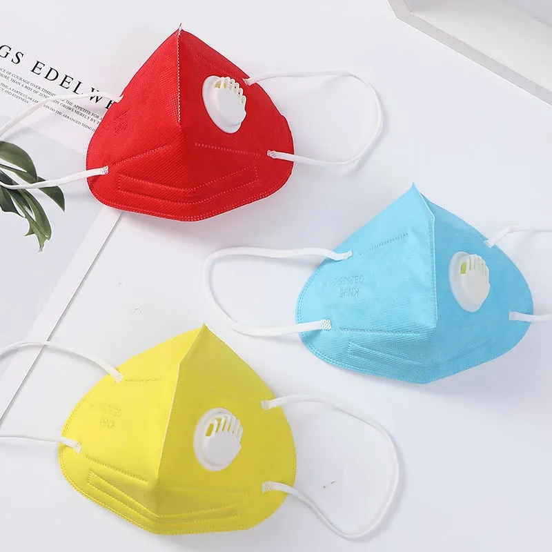 KN95 маски Анти респиратор CE розовый Colores защитный клапанного уход за кожей лица