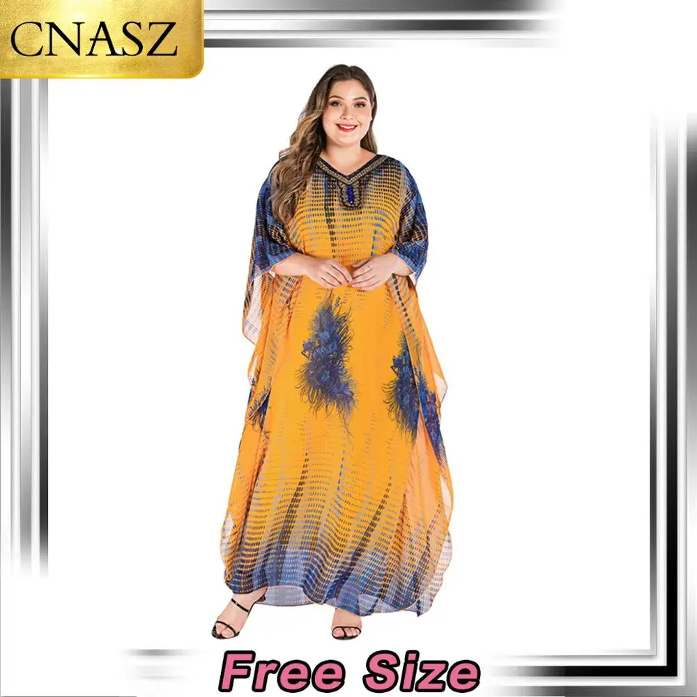 Женское шифоновое платье с V образным вырезом и рукавом летучая