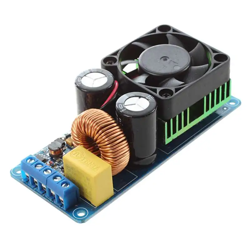 IRS2092S 500W Mono Channel Digital Amplifier Class D HIFI Power Amp Board with FAN | Электроника