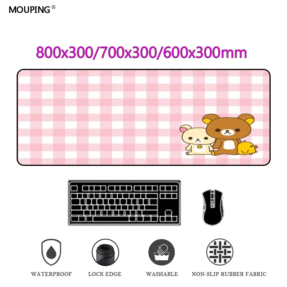 

Mausepad Gamer Keyboard Cute Mouse Pad Super Creative Computer Deskmat Office Table Gamer Girl Accessories Kawaii DropShipping