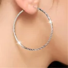 Серьги женские из серебра 925 пробы, 53 см